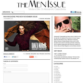 The Men Issue - Milan