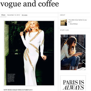 vogue and coffee - NYC