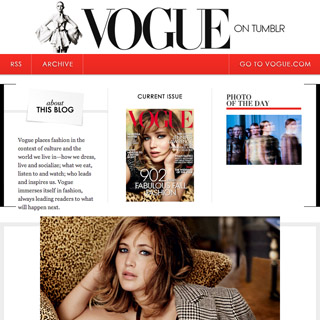 Vogue on Tumblr - NYC